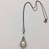 Art deco era triangular design pendant