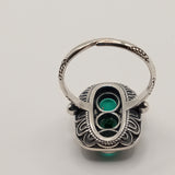 TF design silver adjustable ring