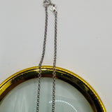 Vintage design silver sterling chain