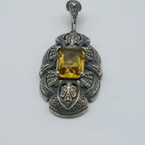 Art deco era artistic design pendant