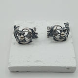 BAS vintage Dutch design silver  earrings