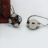 Antique multi natural waterpearl earrings