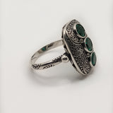 TF design silver adjustable ring