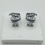 BAS vintage Dutch design silver  earrings