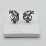 BAS vintage Dutch design silver  earrings