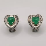 KL design inlaid natural chrysoprase