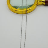 Antique style silver sterling chain