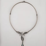 Flower antique design choker
