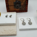 KL design Fire×Water mini stud earrings