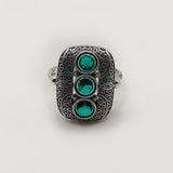 TF design silver adjustable ring