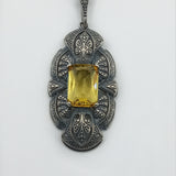 Art deco era artistic design pendant