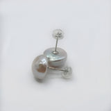 Genuine waterpearl baroque stud