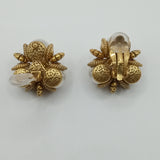 French medieval style chandelier clip on earrings