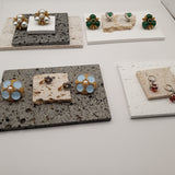 Old money style earrings