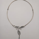 Flower antique design choker