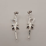 Vintage Brooch design earrings