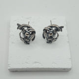 BAS vintage Dutch design silver  earrings