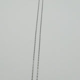 Antique style silver sterling chain