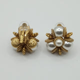French medieval style chandelier clip on earrings