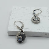 KL design Fire×Water dangle earrings