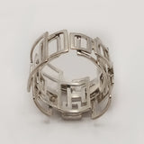 Architectural vintage design silver ring