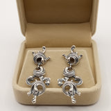 BAS design silver earrings