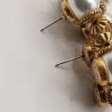 French medieval style chandelier earrings
