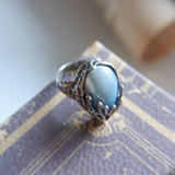 PERLi design with natural map stone ring