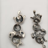 BAS design silver earrings