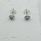 KL design Fire×Water mini stud earrings
